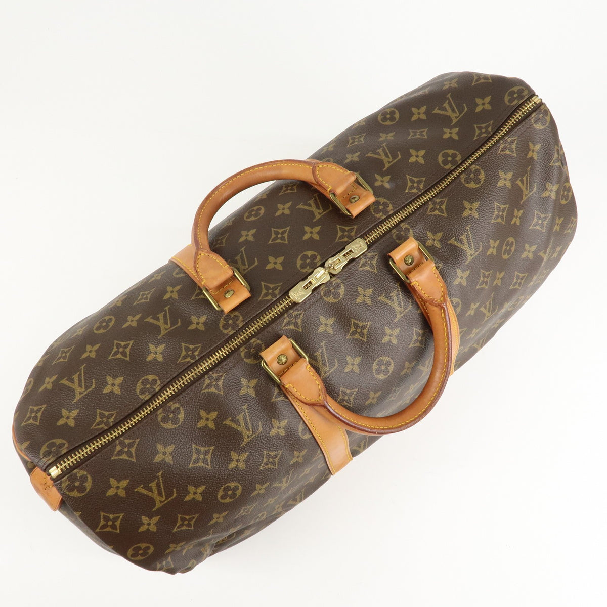 Louis Vuitton Keepall 50 Monogram Boston Travel Duffel Bag M41426 Preowned Auth4