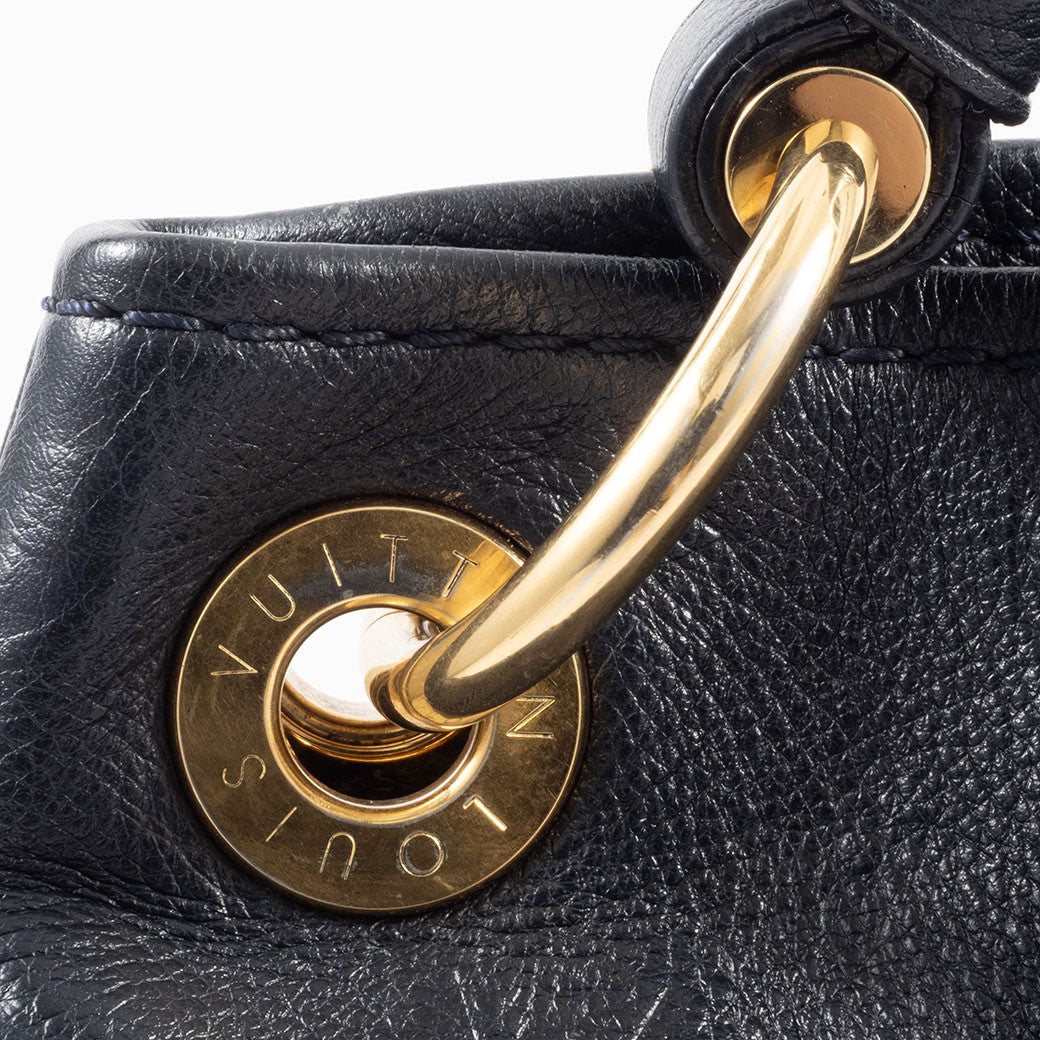 LOUIS VUITTON Artsy MM Monogram Empreinte Infini Leather Hobo Shoulder Bag Auth9