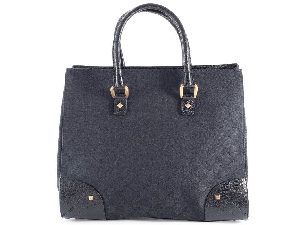 Gucci GG Canvas Handbag Women's Tote Bag Studs 120897 Preowned Used Reuse1