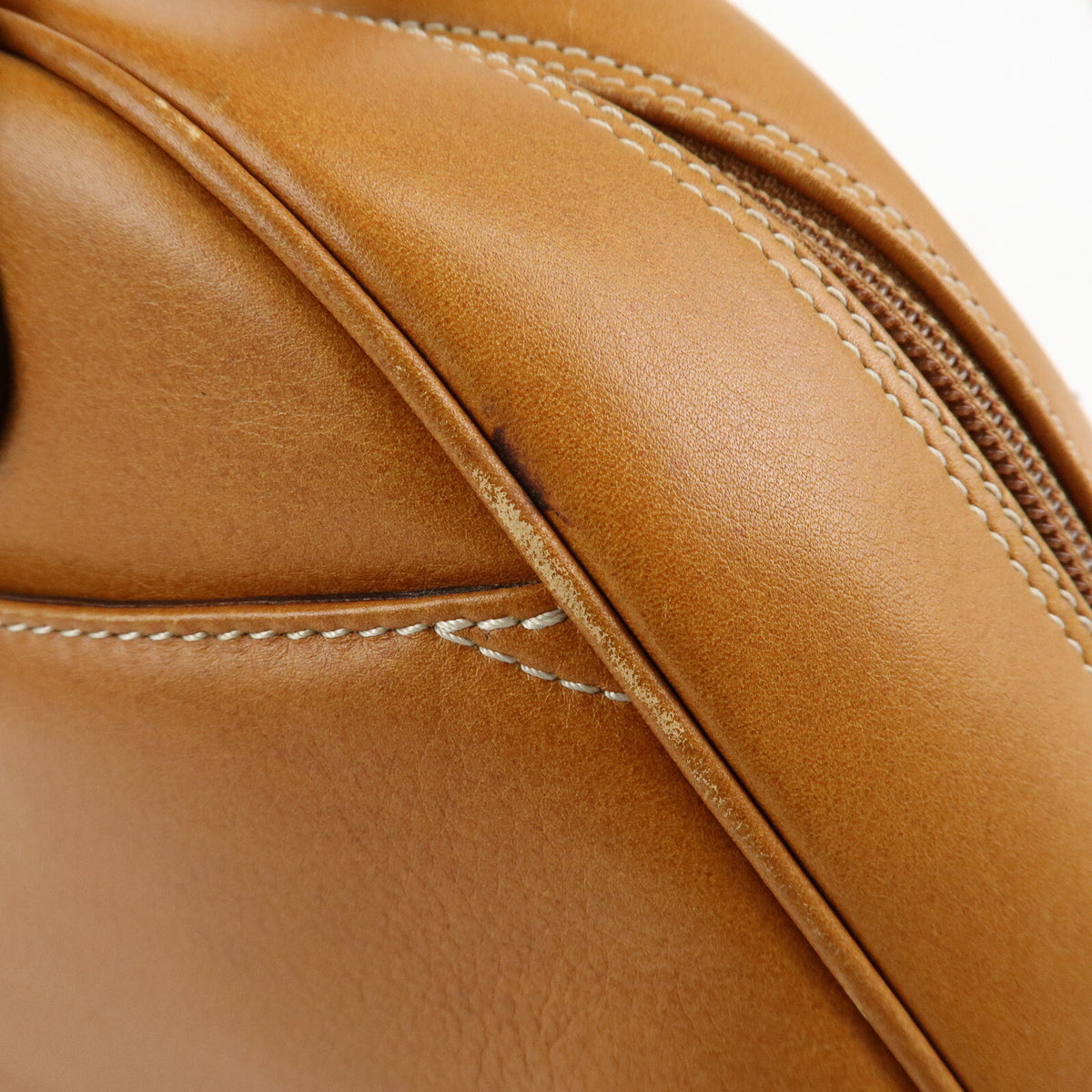 Christian Dior Double Saddle Bag Leather Tote Bag Handbag Preowned Auth14