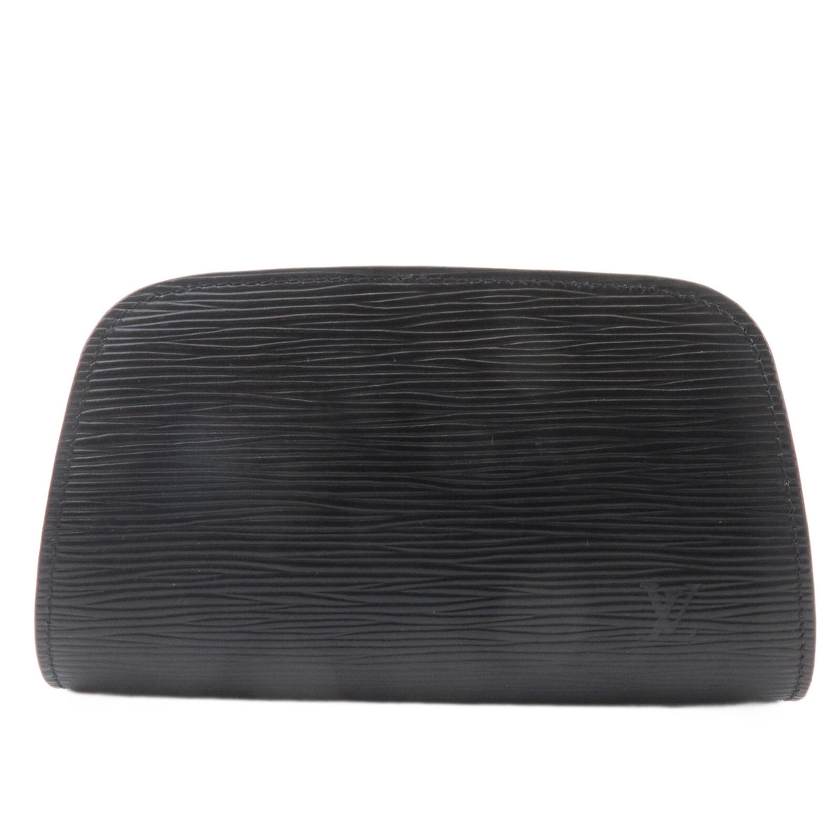LOUIS VUITTON Dauphine PM Cosmetic Pouch Epi Leather Black M48442 Preowned Auth0