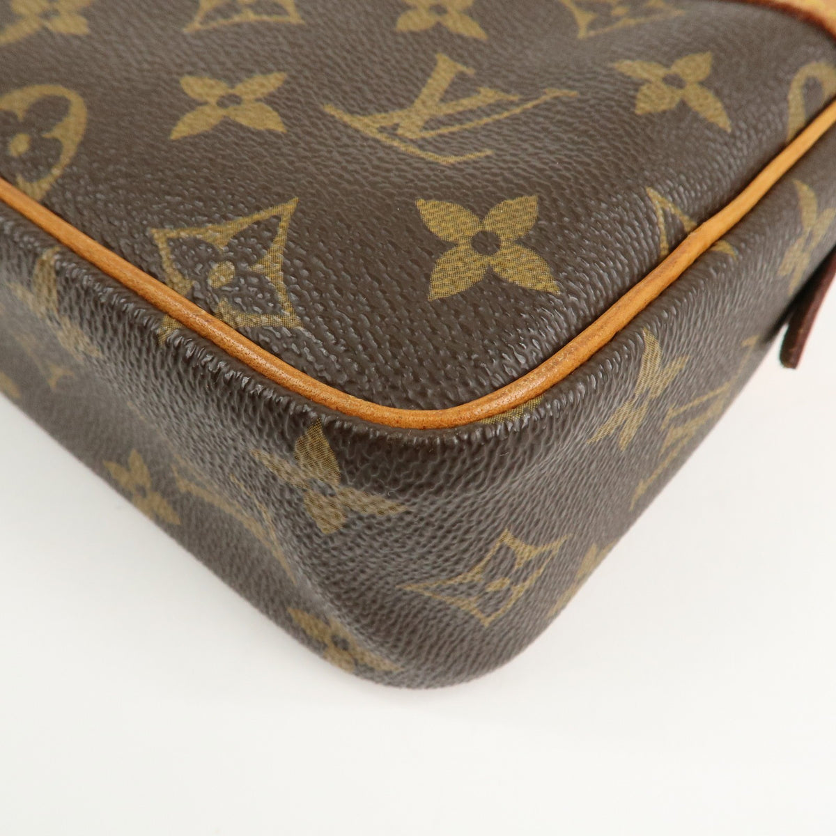 Louis Vuitton Monogram Compiegne 28 Pouch Clutch Bag Brown M51845 Auth Used F/S6