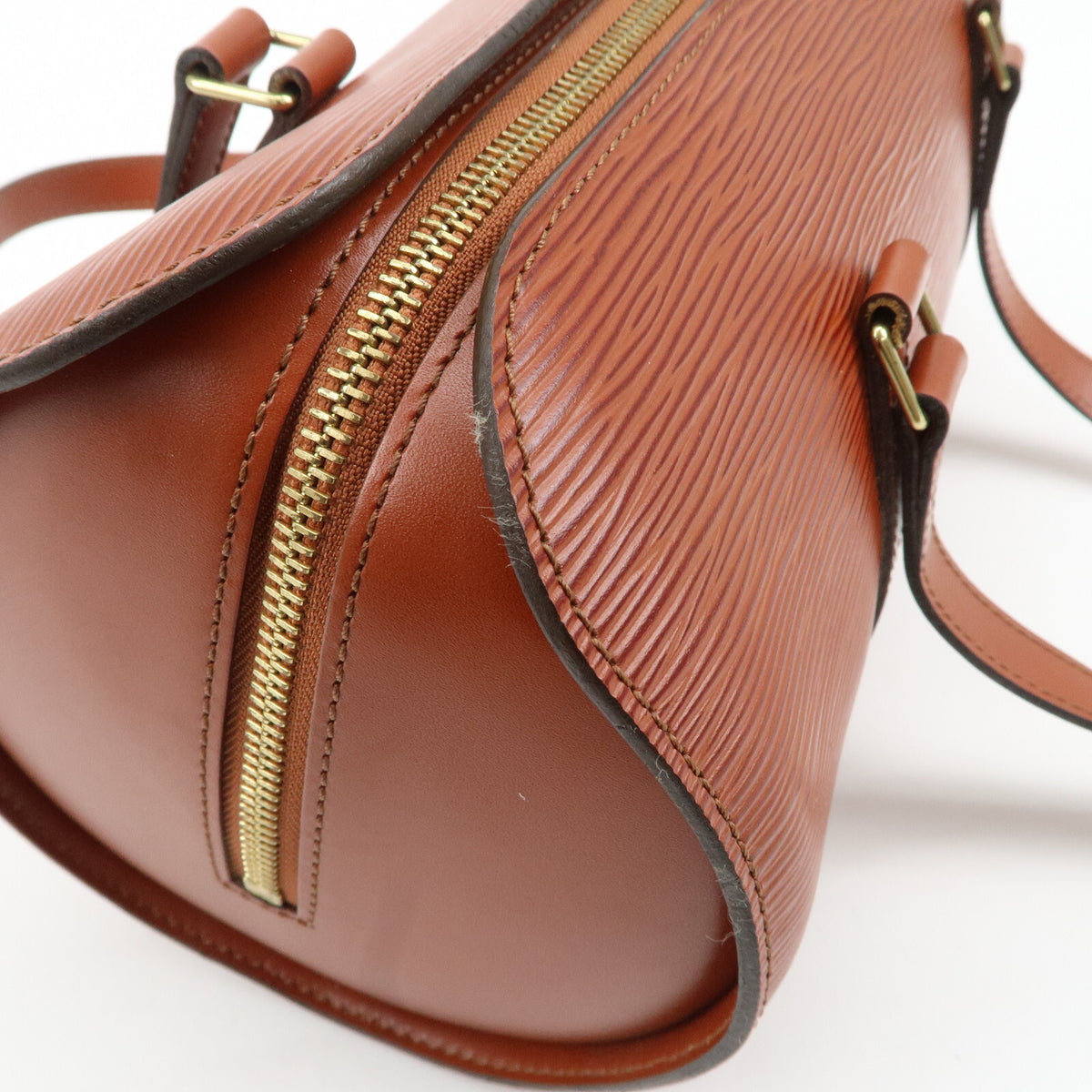Louis Vuitton Epi Soufflot Shoulder Bag Kenya Brown M52223 Preowned Reuse Auth14
