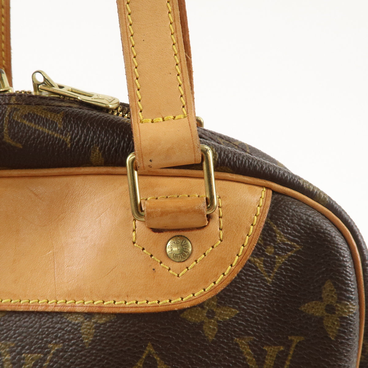 LOUIS VUITTON Excursion Monogram Shoes Case Womens Handbag M41450 Preowned Auth8