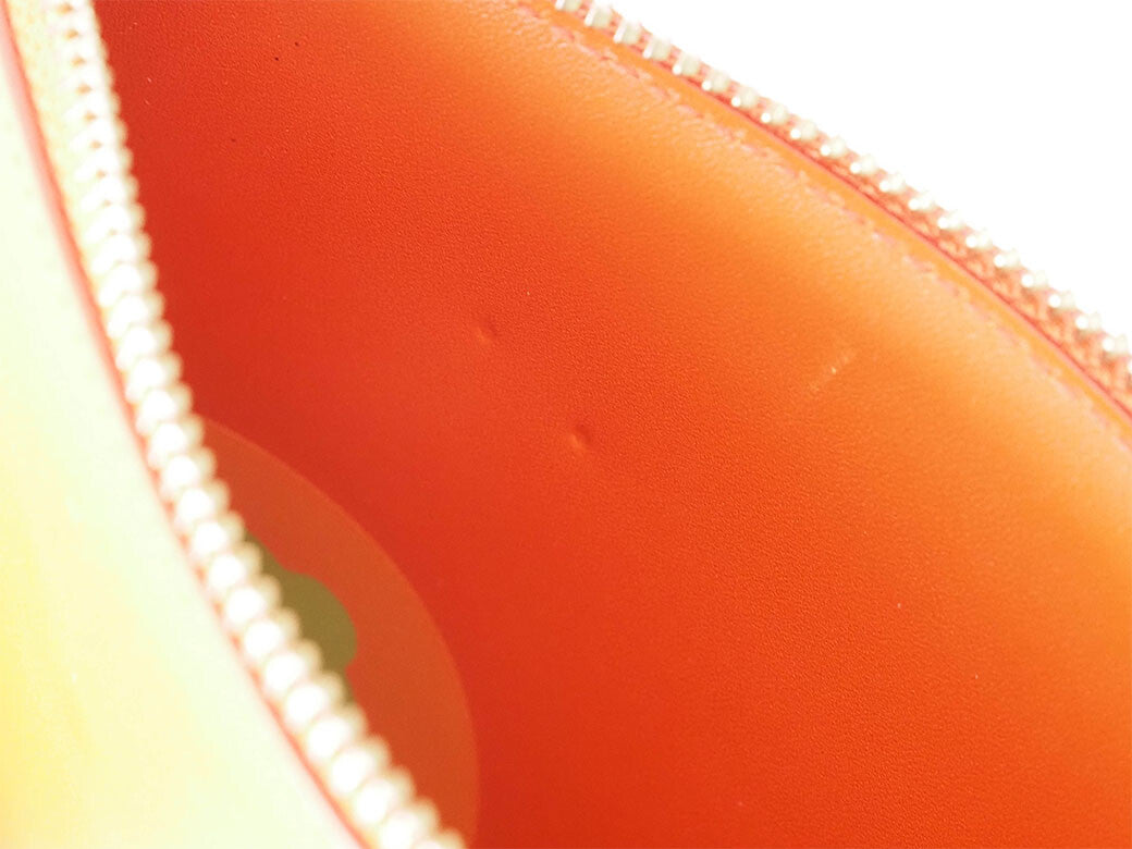 Comme des Garçons Ruby Eye Clutch Clutch Bag Second Bag Orange Leather Pouch L9