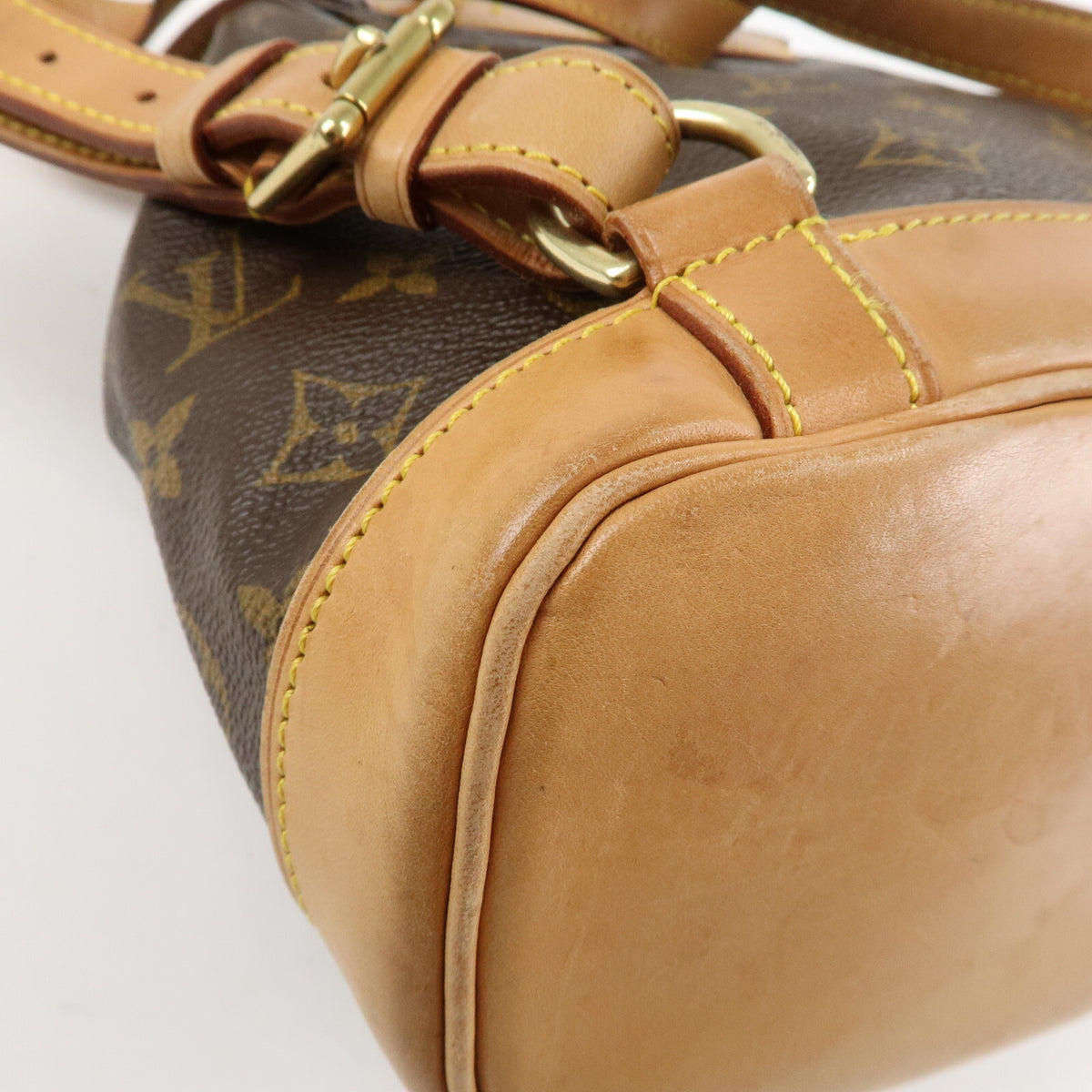 Louis Vuitton Montsouris MM Monogram Backpack M51136 Ruck Sack Preowned Auth11