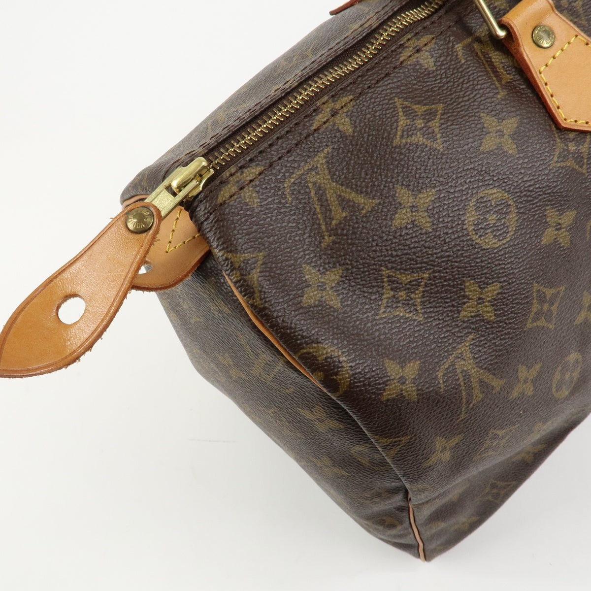 Louis Vuitton Monogram Speedy 40 Hand Bag Boston Bag Brown M41522 Auth Used F/S15