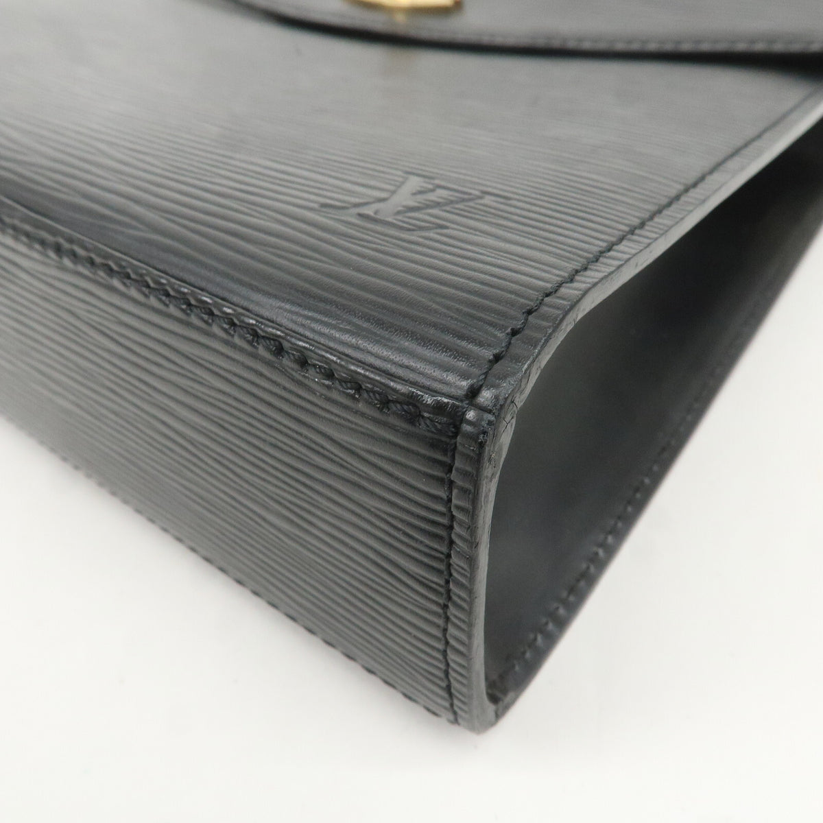 LOUIS VUITTON Malesherbes Handbag Epi Leather Black Noir M52372 Preowned Auth10