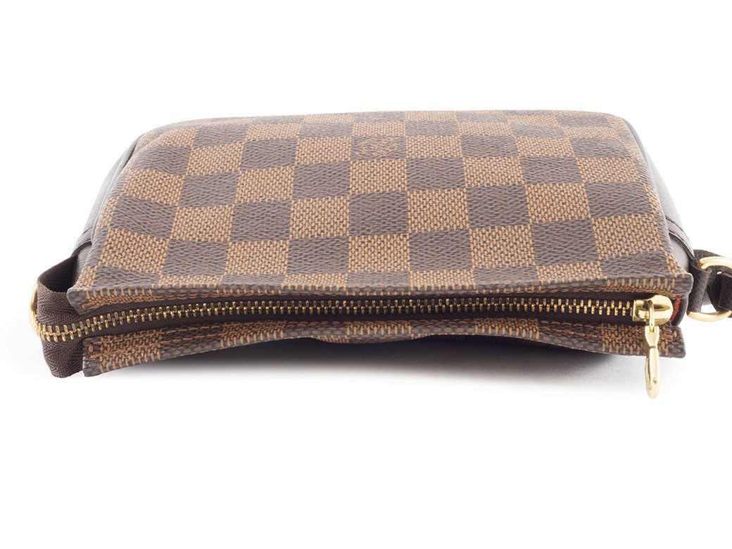 Louis Vuitton Trousses Makeup N51982 Damier Ebene Canvas Handbag Preowned4