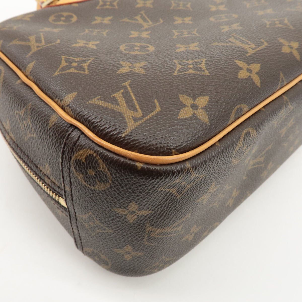 Louis Vuitton Monogram Trueville Womens Handbag Brown M42228 Preowned Auth12