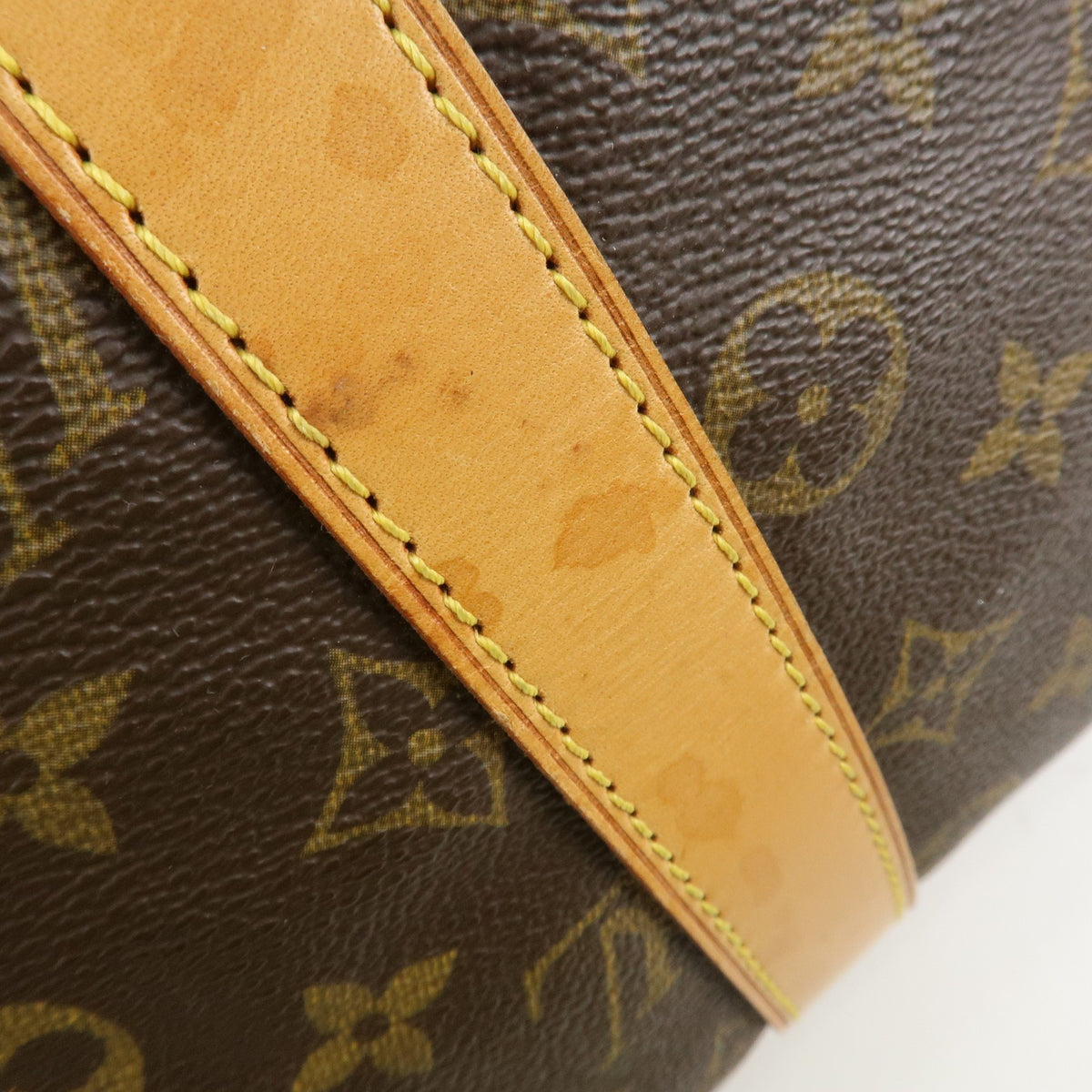 Louis Vuitton Monogram Keep All 45 Boston Bag Brown M41428 Authentic Used F/S18