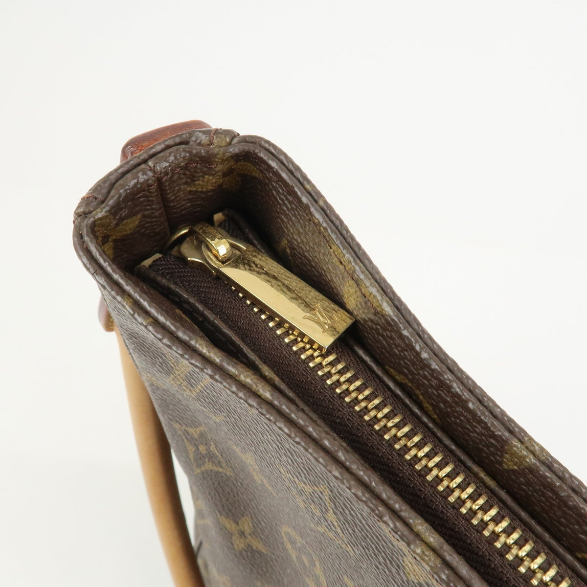 Louis Vuitton Shoulder Bag Monogram Looping GM Bown M51145 Authentic Used F/S18