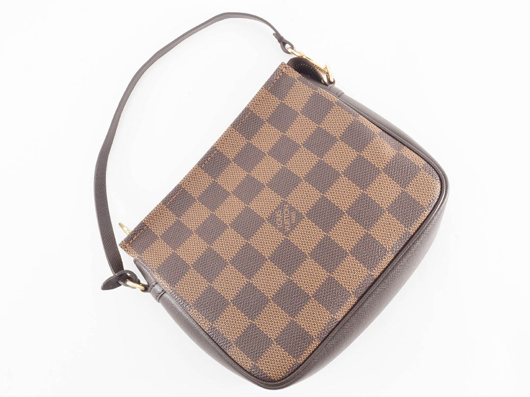Louis Vuitton Trousses Makeup N51982 Damier Ebene Canvas Handbag Preowned9