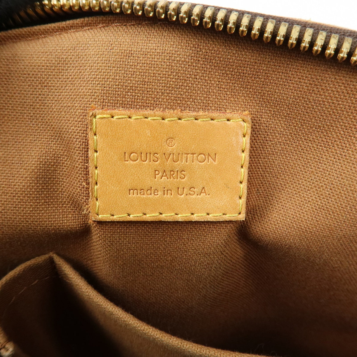 Louis Vuitton Monogram Tivoli PM Hand Bag Shoulder Bag Brown M40143 Used F/S22