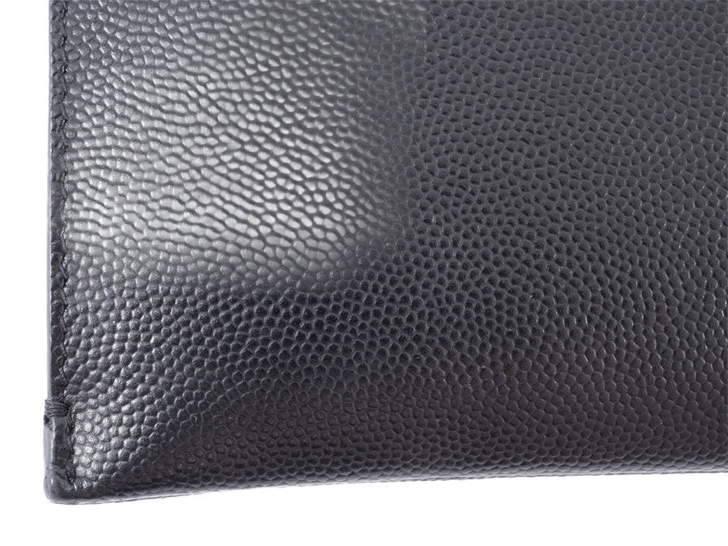 Auth Saint Laurent Clutch Bag Second Bag Pouch Black 397294 Reuse Used Preowned3