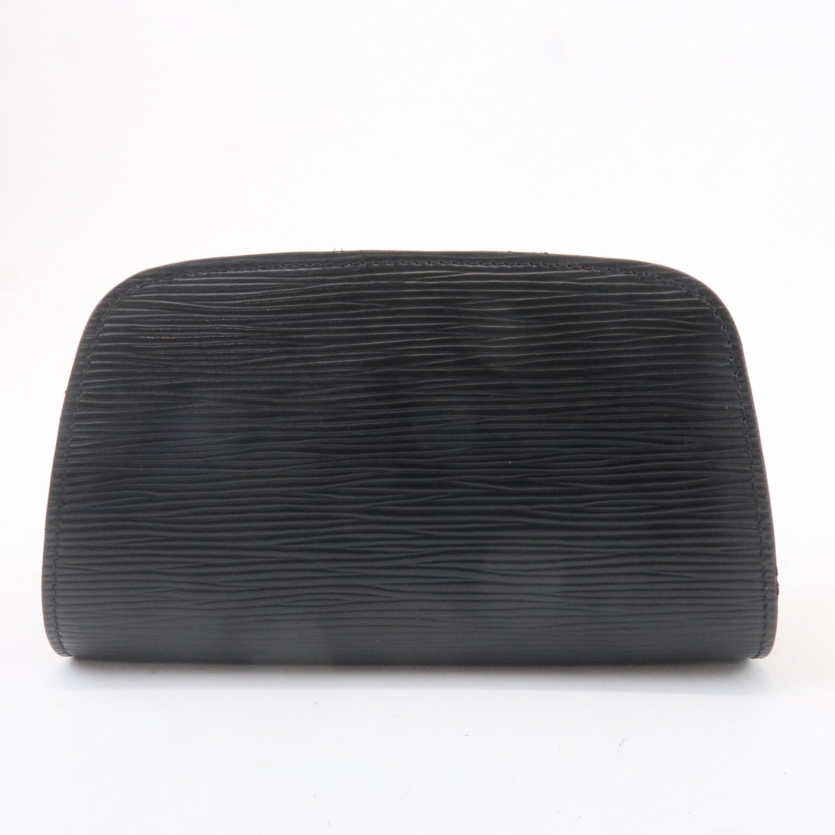 LOUIS VUITTON Dauphine PM Cosmetic Pouch Epi Leather Black M48442 Preowned Auth1