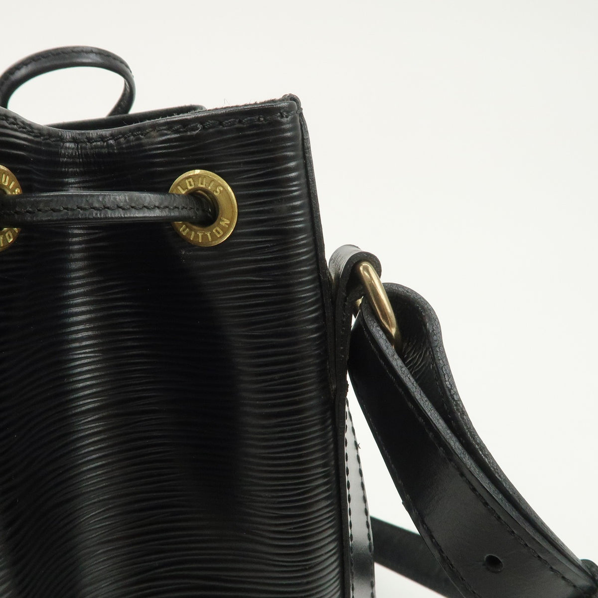 Louis Vuitton Shoulder Bag Epi Leather Petit Noe Noir Black M59012 Auth Used F/S18