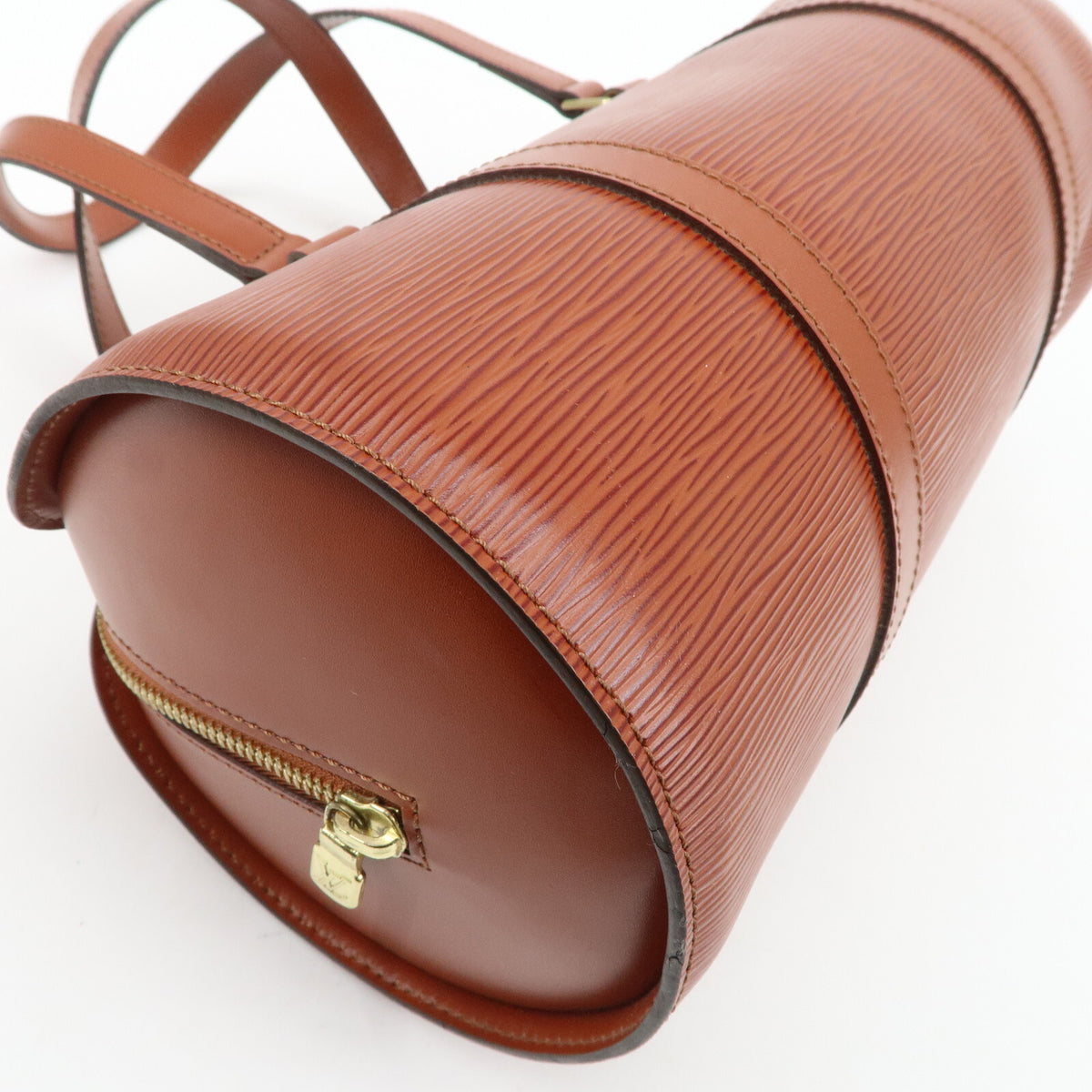 Louis Vuitton Epi Soufflot Shoulder Bag Kenya Brown M52223 Preowned Reuse Auth8
