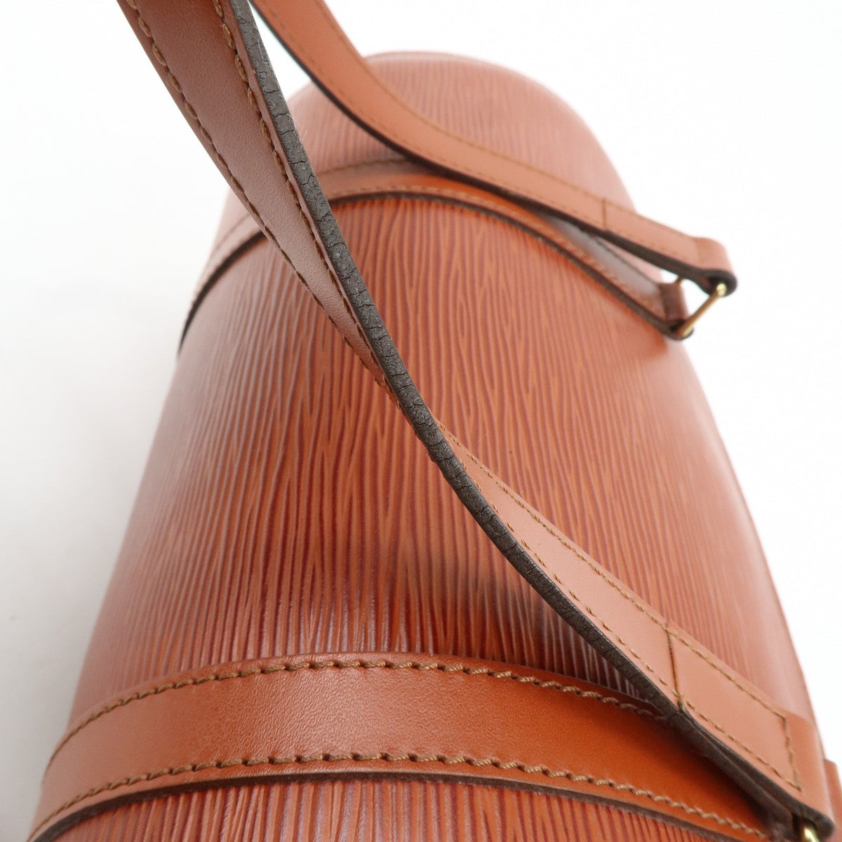 Louis Vuitton Epi Soufflot Shoulder Bag Kenya Brown M52223 Preowned Reuse Auth6