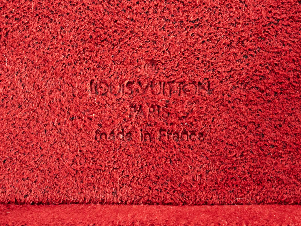 Auth Louis Vuitton Bag Cannes Vanity Bag Epi Castilian Red M48037 Reuse Used7