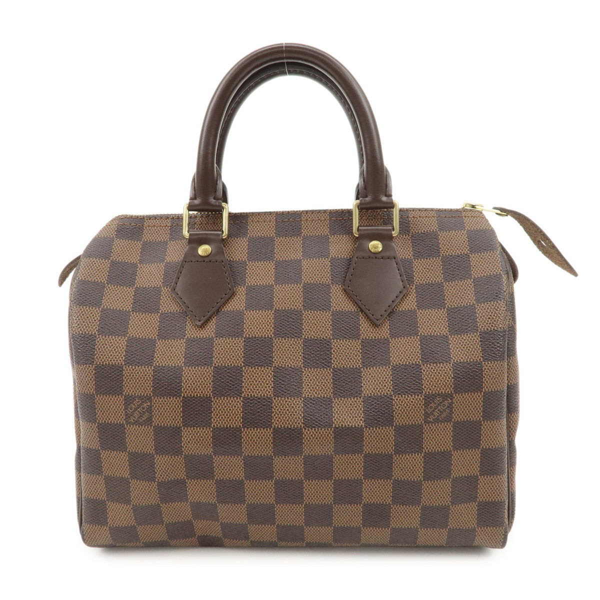 Louis Vuitton Speedy 25 Damier Ebene Handbag Boston Bag N41532 Preowned Auth0