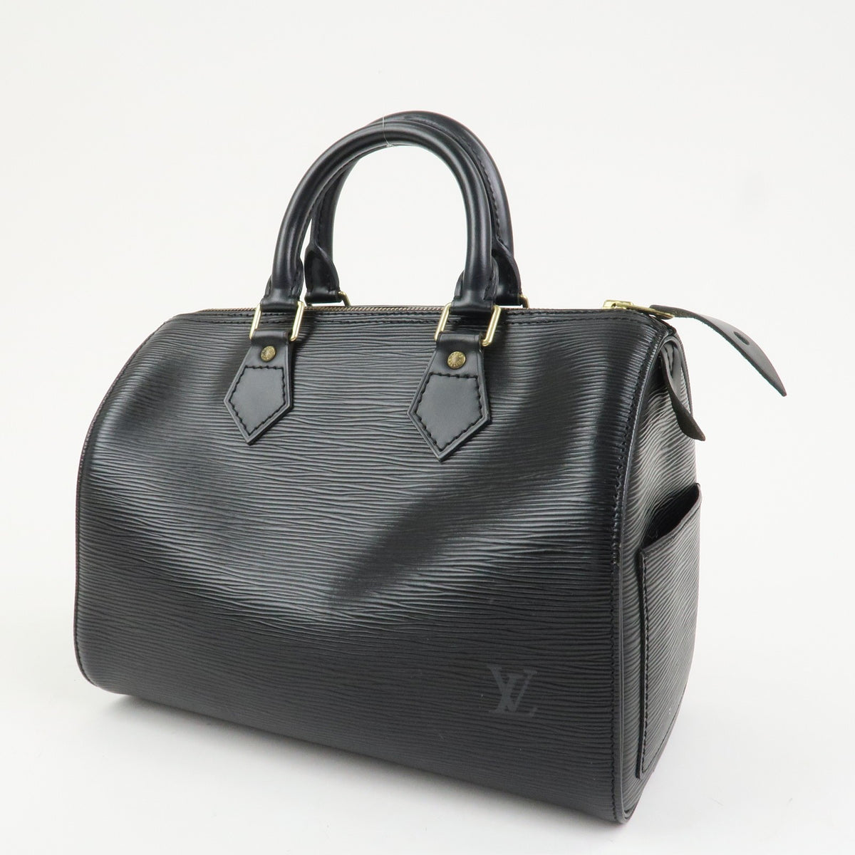 Louis Vuitton Handbag Speedy 25 Epi Leather Boston Bag Noir M59032 Used F/S2