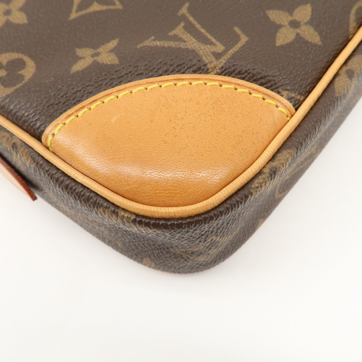 Louis Vuitton Monogram Marly Dragonne GM Clutch Bag Brown M51825 Auth Used F/S9