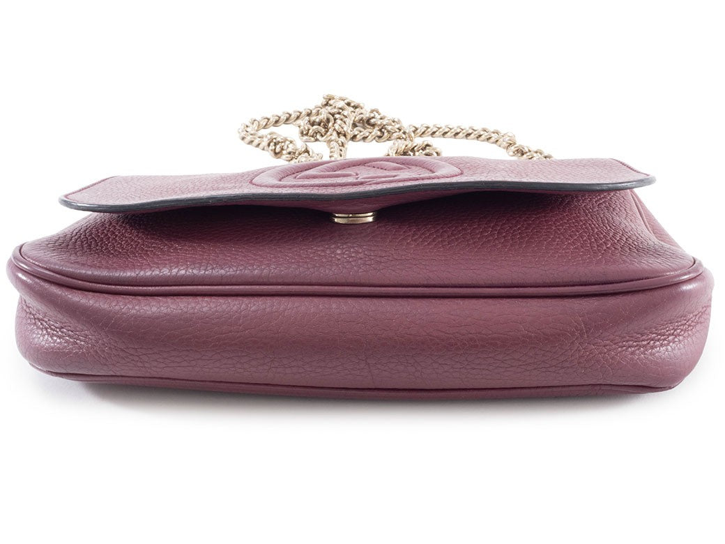 GUCCI Soho Interlocking G Chain Crossbody Shoulder Bag 336752 Womens Preowned5