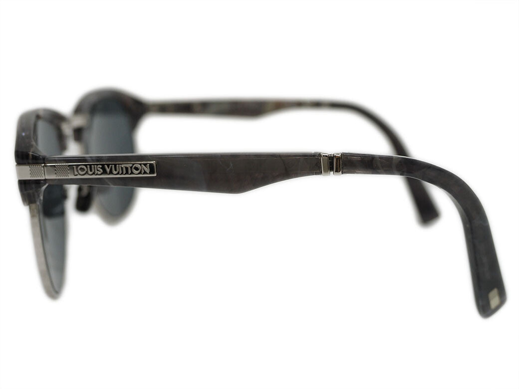 LOUIS VUITTON Sunglasses Z1339U Wellington blow type folding mens Preowned Auth2
