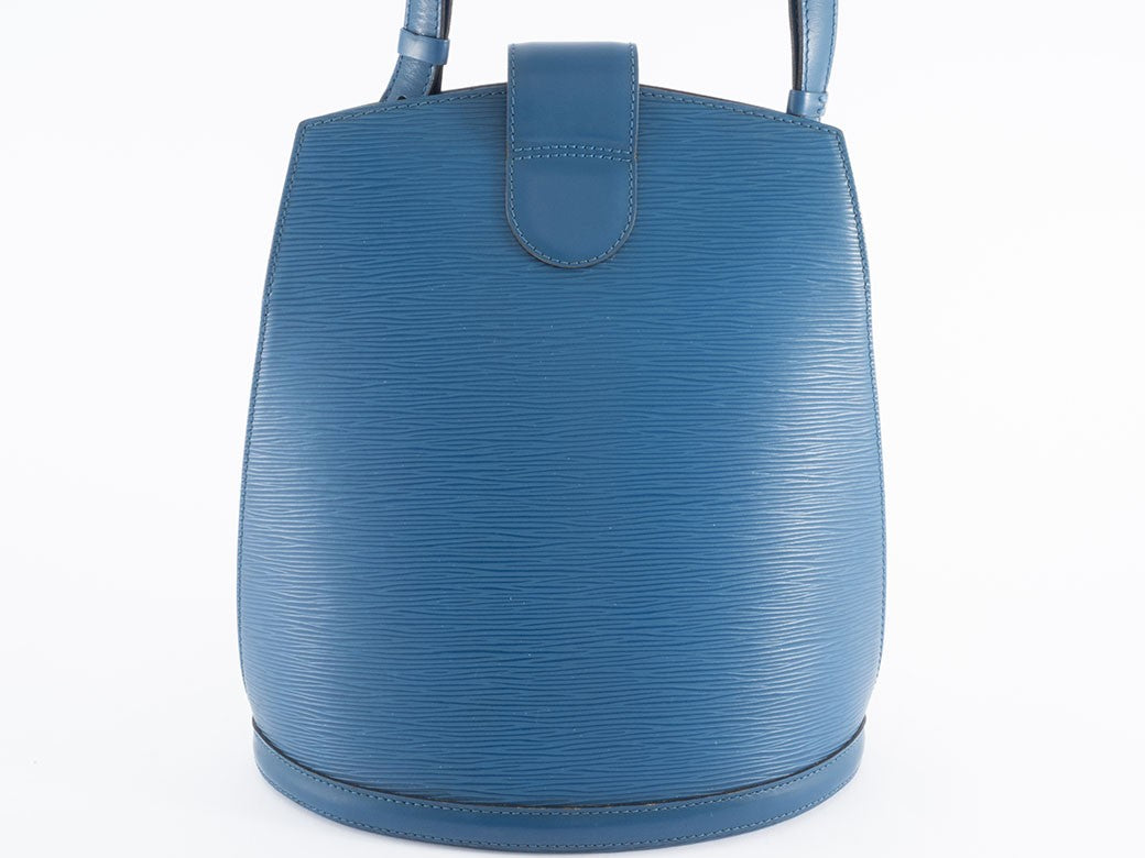 LOUIS VUITTON Cluny Epi Leather Toledo Blue Shoulder Bag M55225 Preowned Auth2