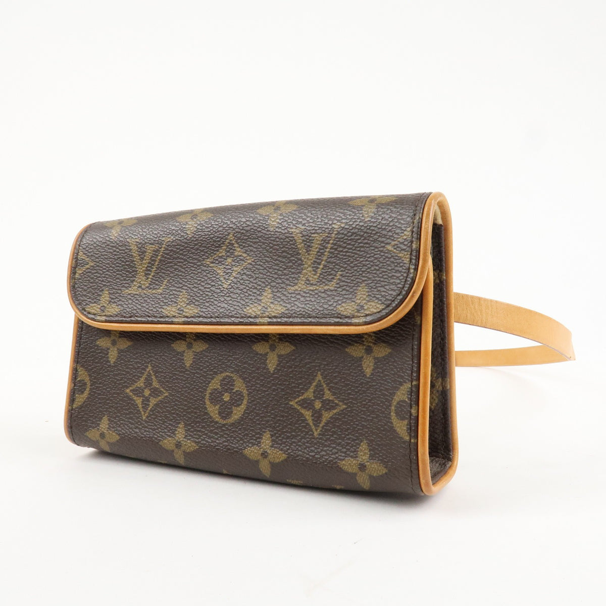 Louis Vuitton Monogram Pochette Florentine Waist Bag Belt XS M51855 Used F/S2