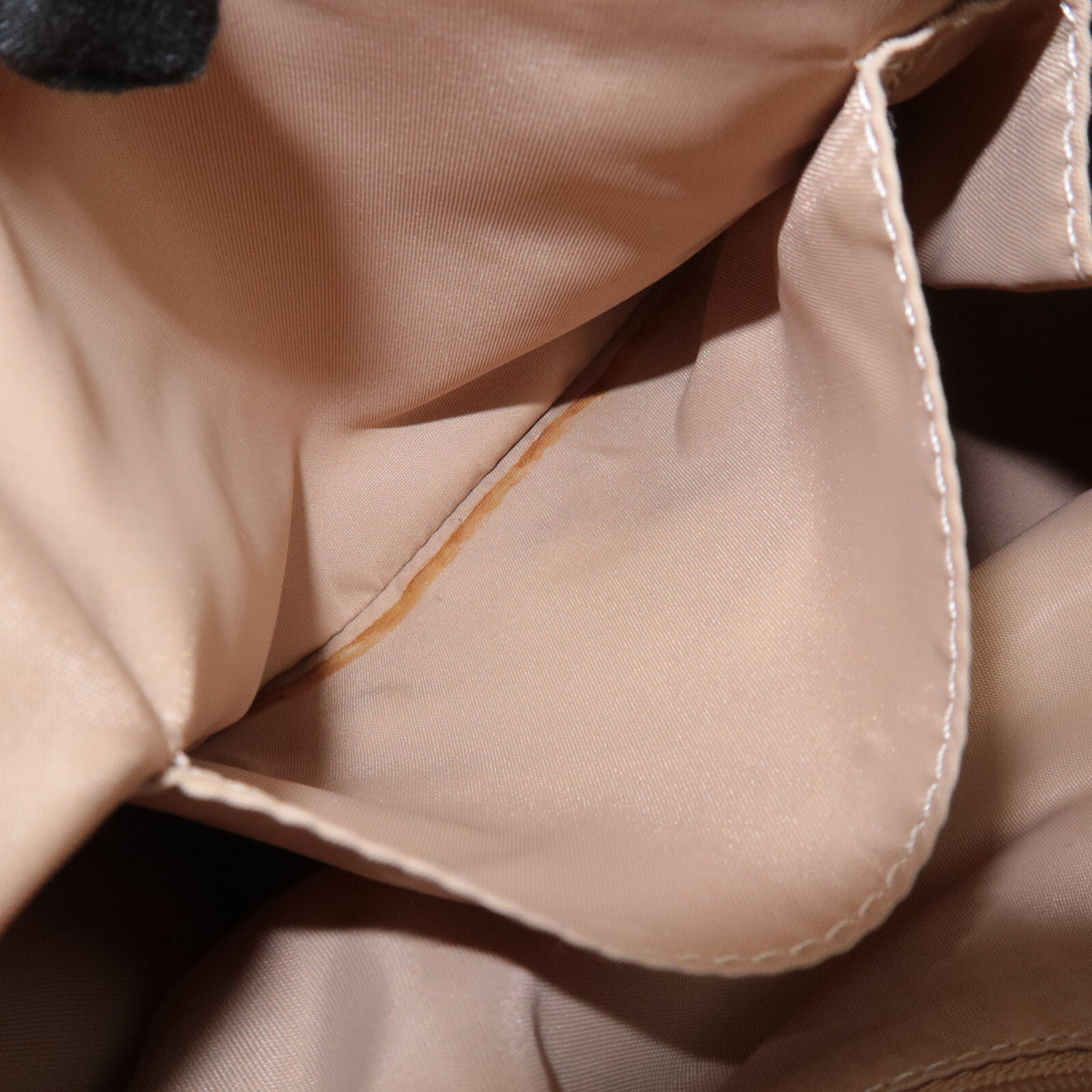 Christian Dior Trotter Street Chic Canvas Leather Boston Bag Beige Preowned21
