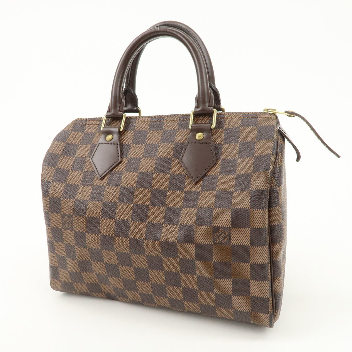 Louis Vuitton Speedy 25 Damier Ebene Handbag Boston Bag N41532 Preowned Auth2