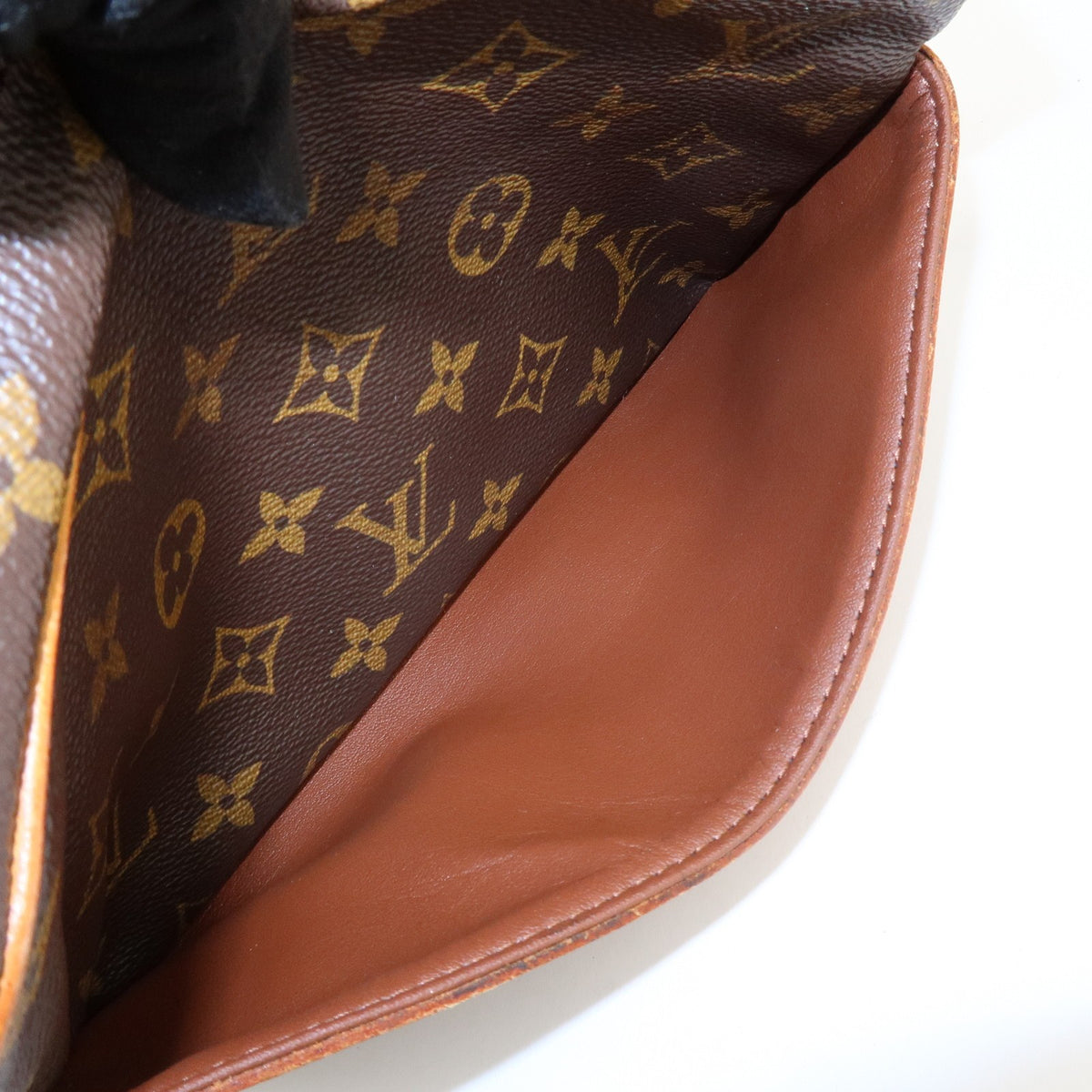 Louis Vuitton Monogram Compiegne 28 Pouch Clutch Bag Brown M51845 Auth Used F/S18