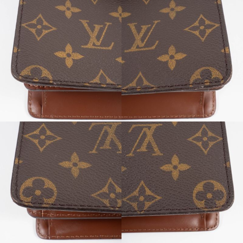 LOUIS VUITTON Concorde Monogram Canvas Womens Handbag Brown M51190 Preowned11
