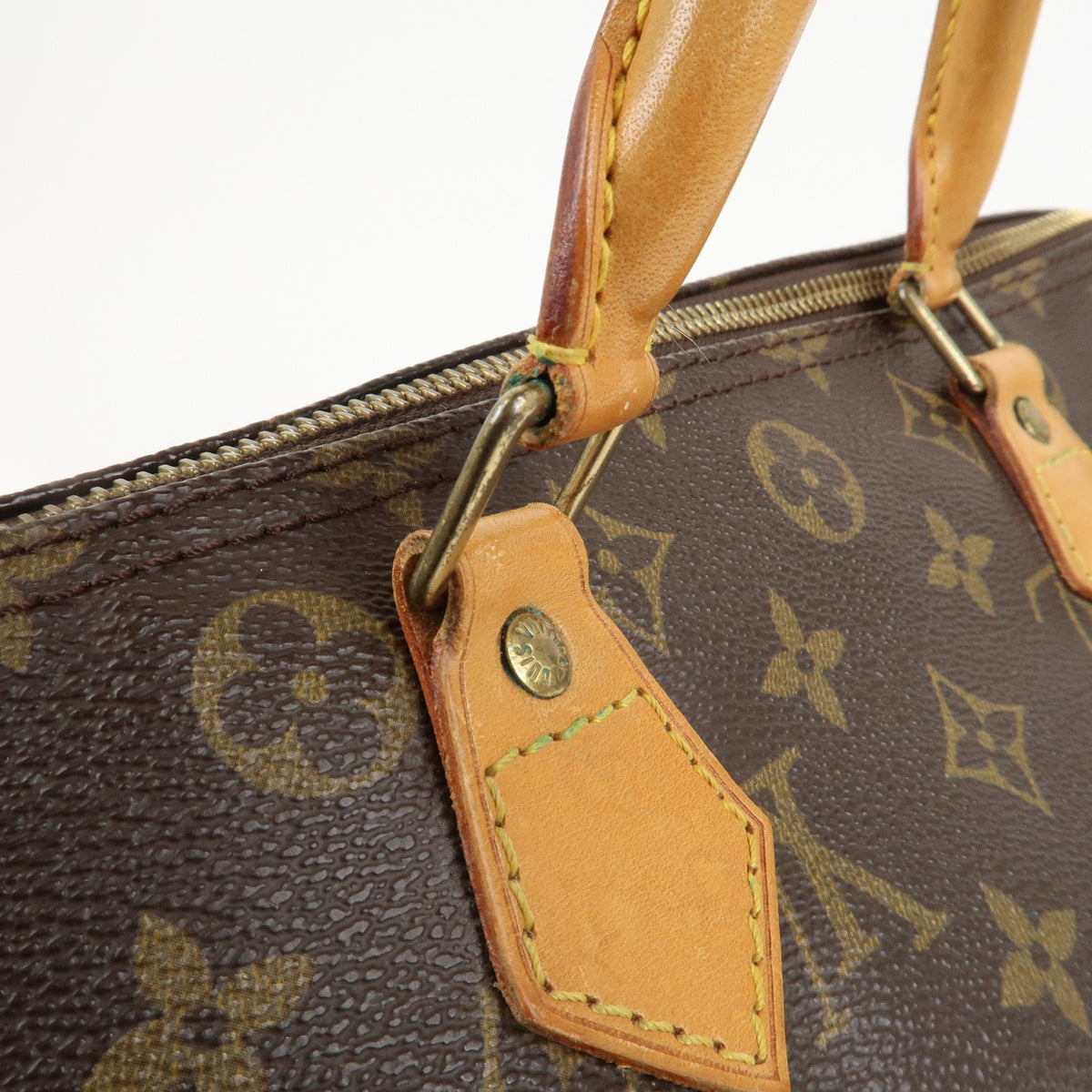 Louis Vuitton Monogram Speedy 30 Boston Bag Hand Bag Brown M41526 Auth Used F/S7