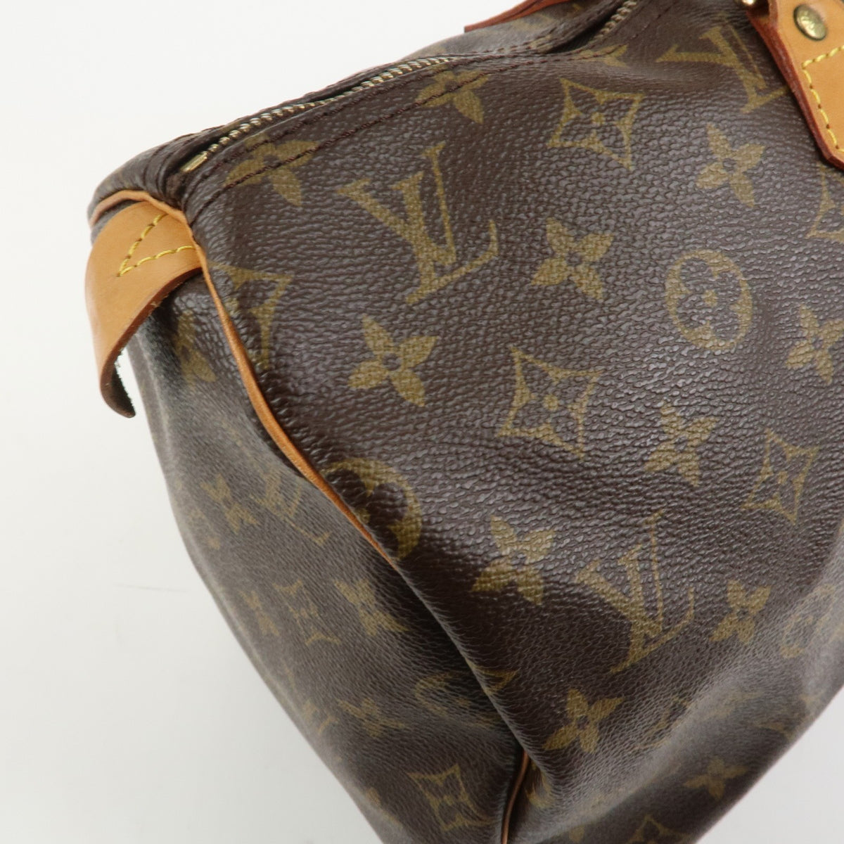 Louis Vuitton Monogram Speedy 40 Hand Bag Boston Bag Brown M41522 Auth Used F/S13