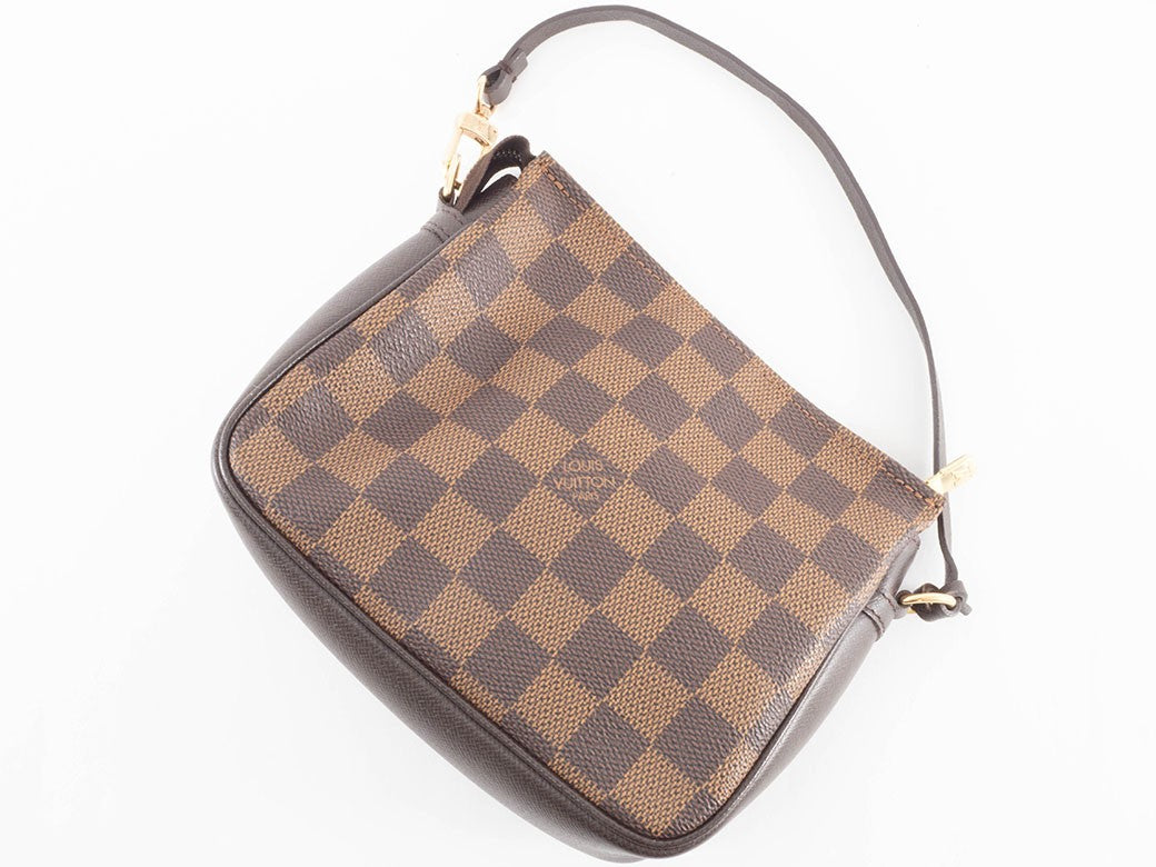 Louis Vuitton Trousses Makeup N51982 Damier Ebene Canvas Handbag Preowned8