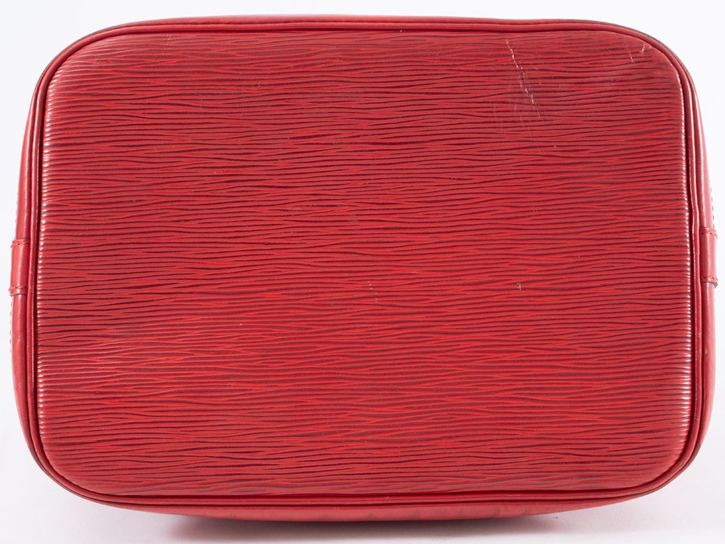LOUIS VUITTON Noe Epi Leather Shoulder Bucket Drawstring Red M44007 Preowned17
