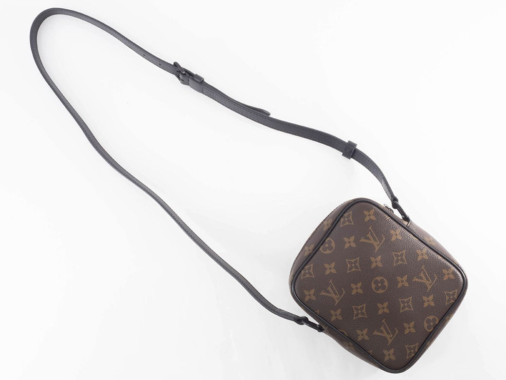 Louis Vuitton Christopher Wearable Wallet Shoulder Men's Monogram Brown Used21