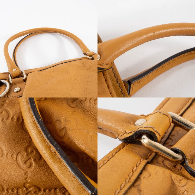 GUCCI Guccissima Sukey Leather Womens Shoulder Tote Bag Brown 296835 Preowned17
