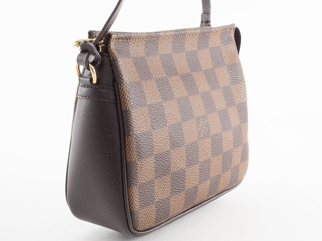 Louis Vuitton Trousses Makeup N51982 Damier Ebene Canvas Handbag Preowned6