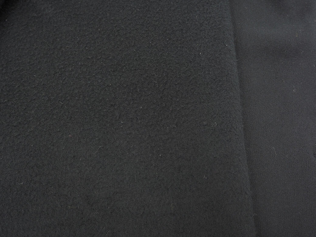Auth Y's Yohji Yamamoto Black Cotton Blend Coat Women's Size 4 YRT030602026
