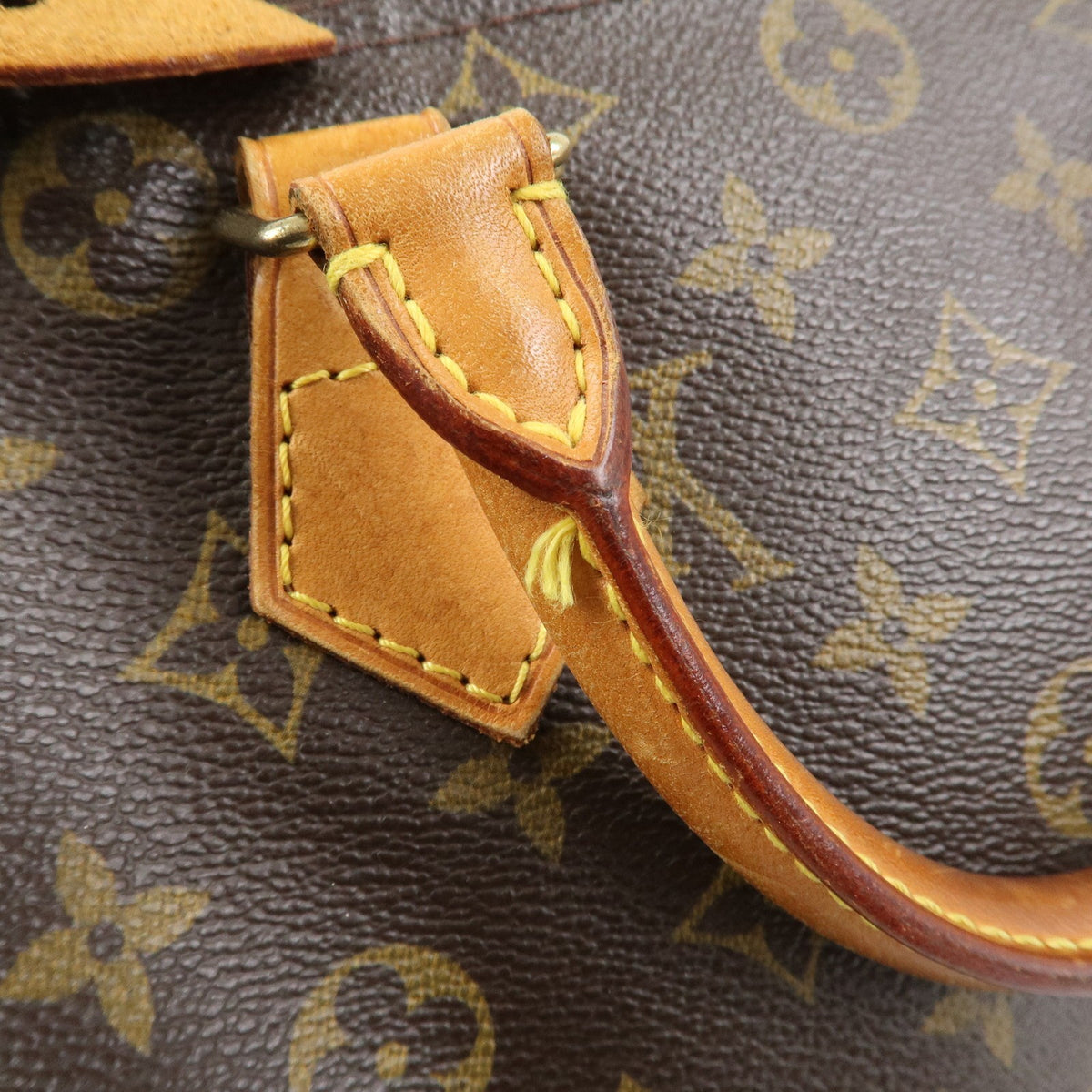 Louis Vuitton Monogram Speedy 30 Boston Bag Hand Bag Brown M41526 Auth Used F/S7