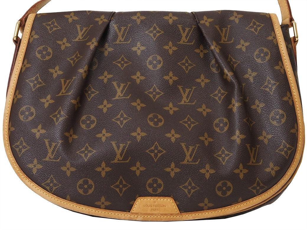Louis Vuitton Menilmontant MM Monogram Canvas Crossbody Shoulder Bag Preowned2