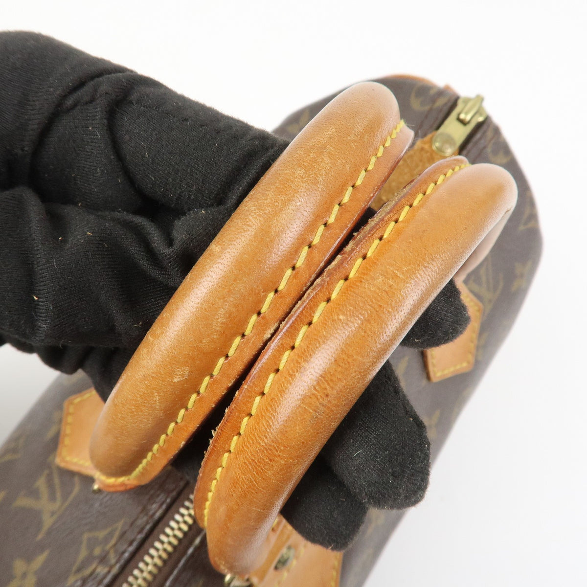 Louis Vuitton Monogram Speedy 25 Boston Bag Hand Bag Brown M41528 Auth Used F/S6
