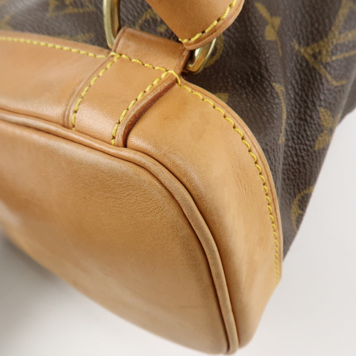 Louis Vuitton Montsouris MM Monogram Backpack M51136 Ruck Sack Preowned Auth12