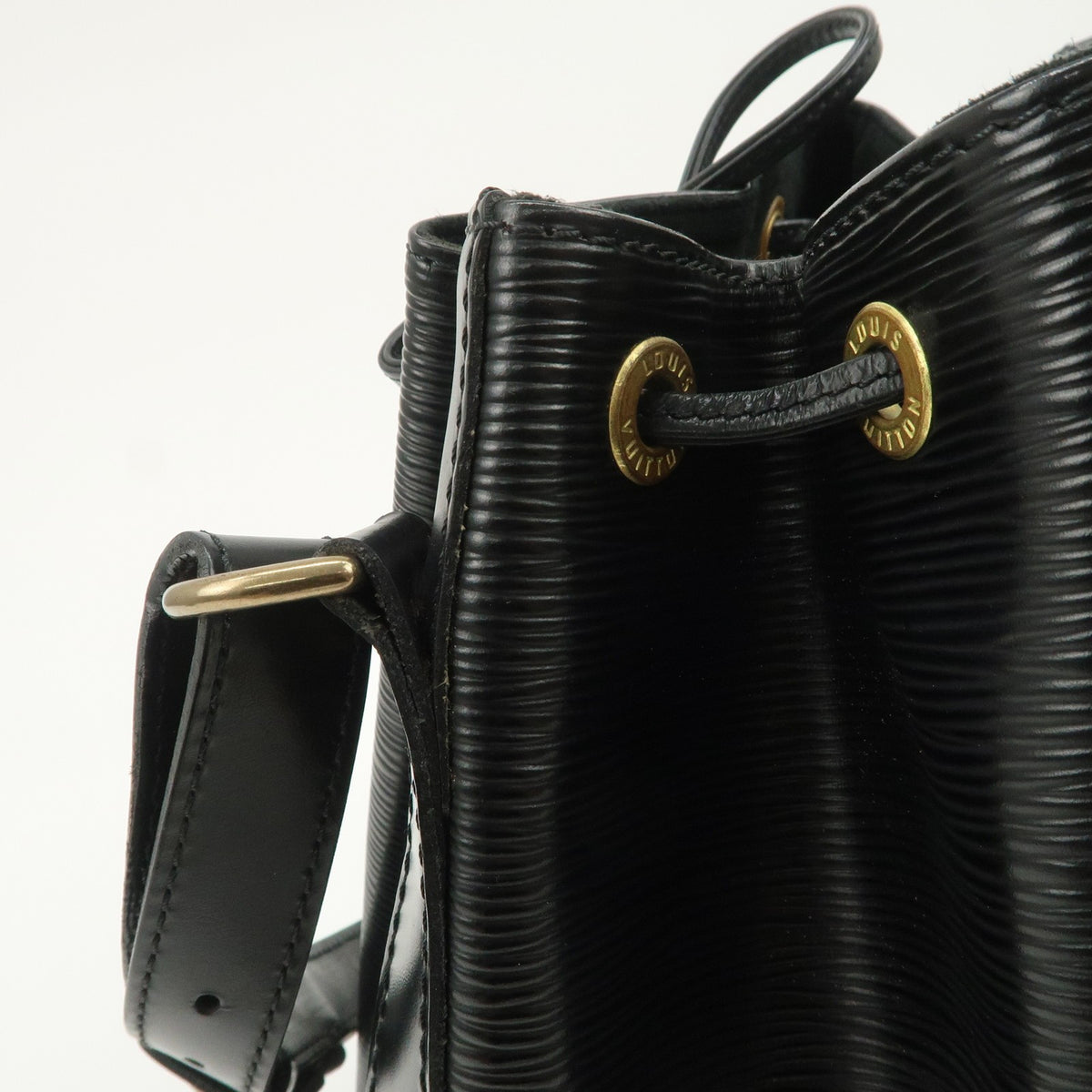 Louis Vuitton Shoulder Bag Epi Leather Petit Noe Noir Black M59012 Auth Used F/S17