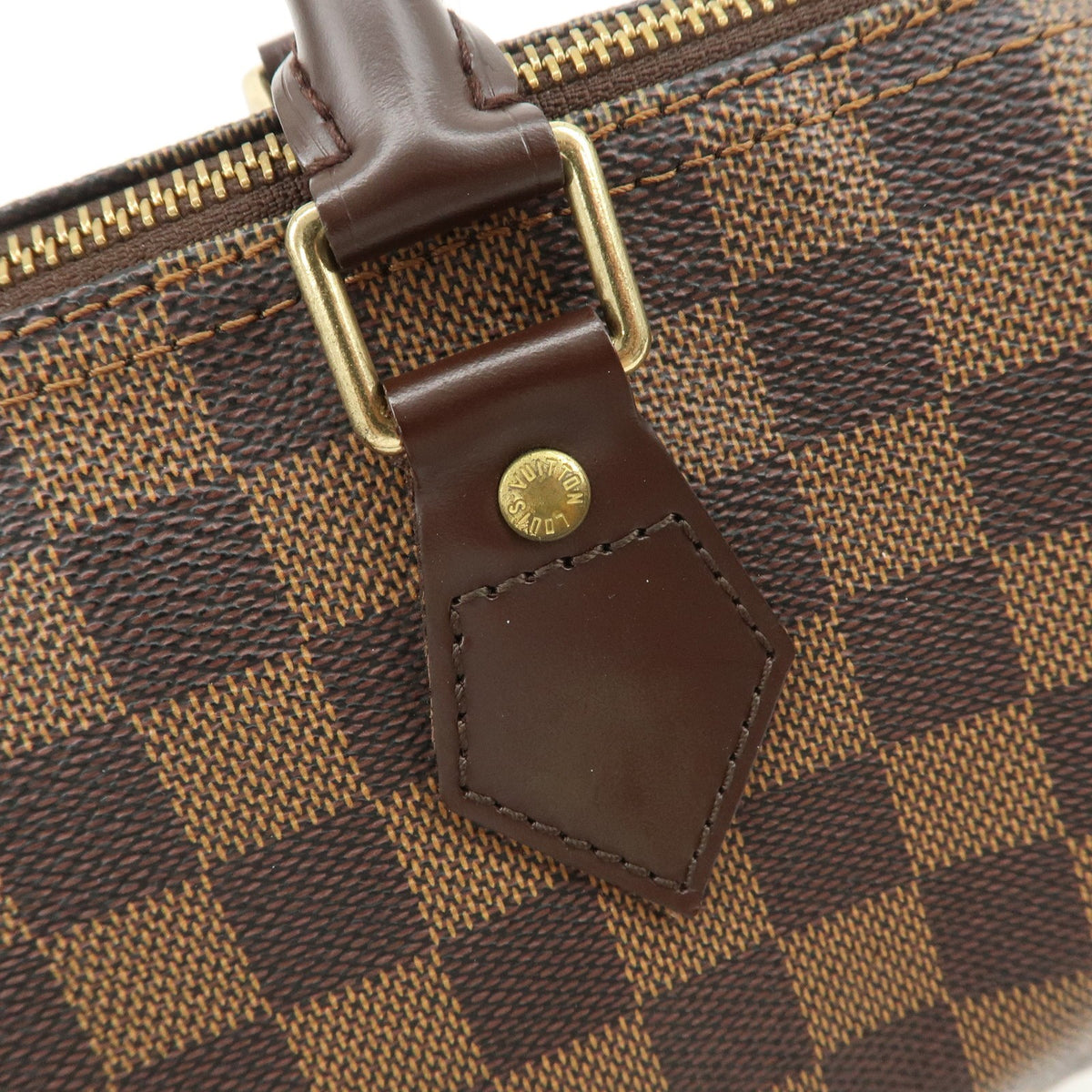 Louis Vuitton Speedy 25 Damier Ebene Handbag Boston Bag N41532 Preowned Auth9