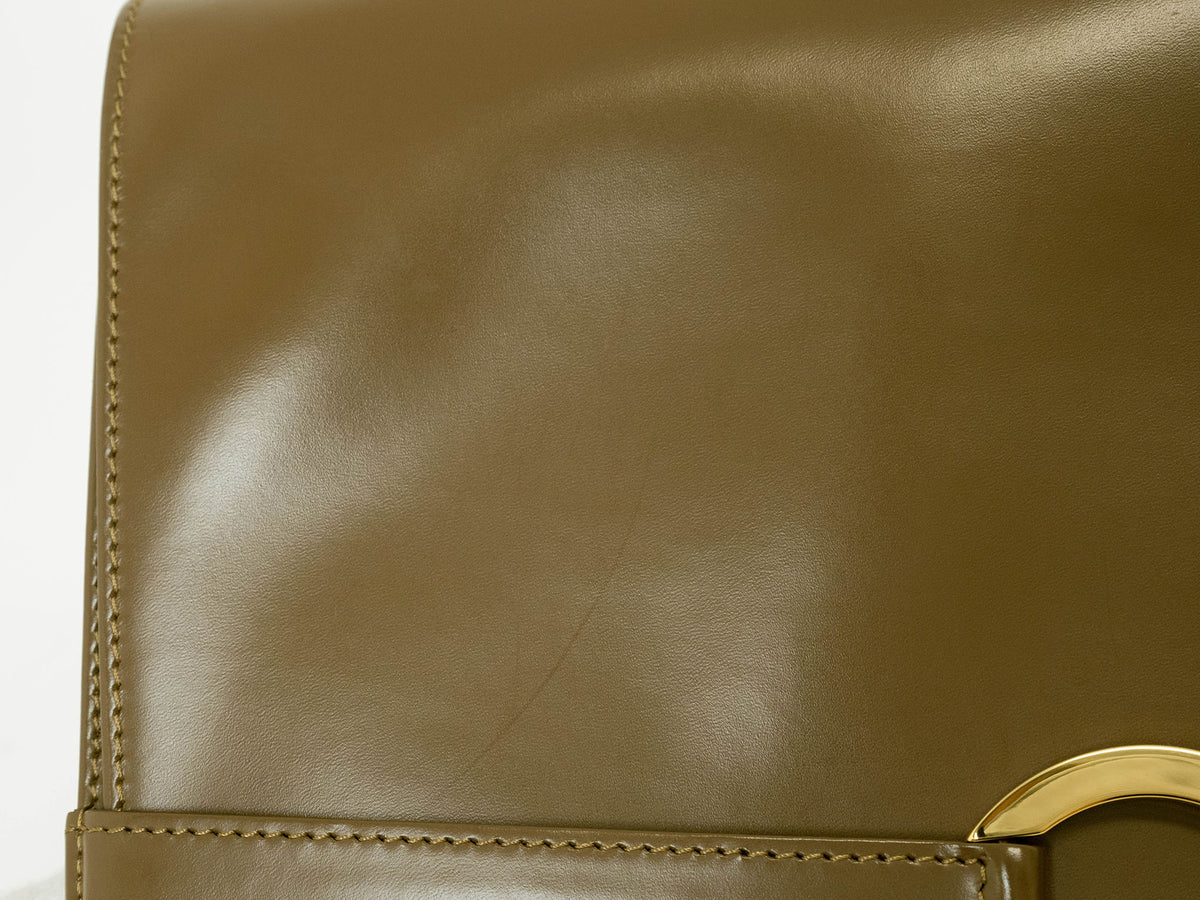 Christian Dior Vintage Dior Clutch Bag Second Bag Brown Women's Leather Belt5
